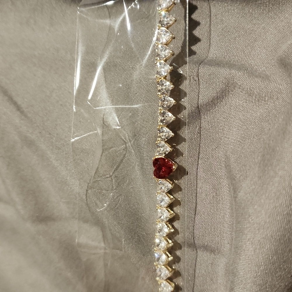 Sterling silver tennis bracelet